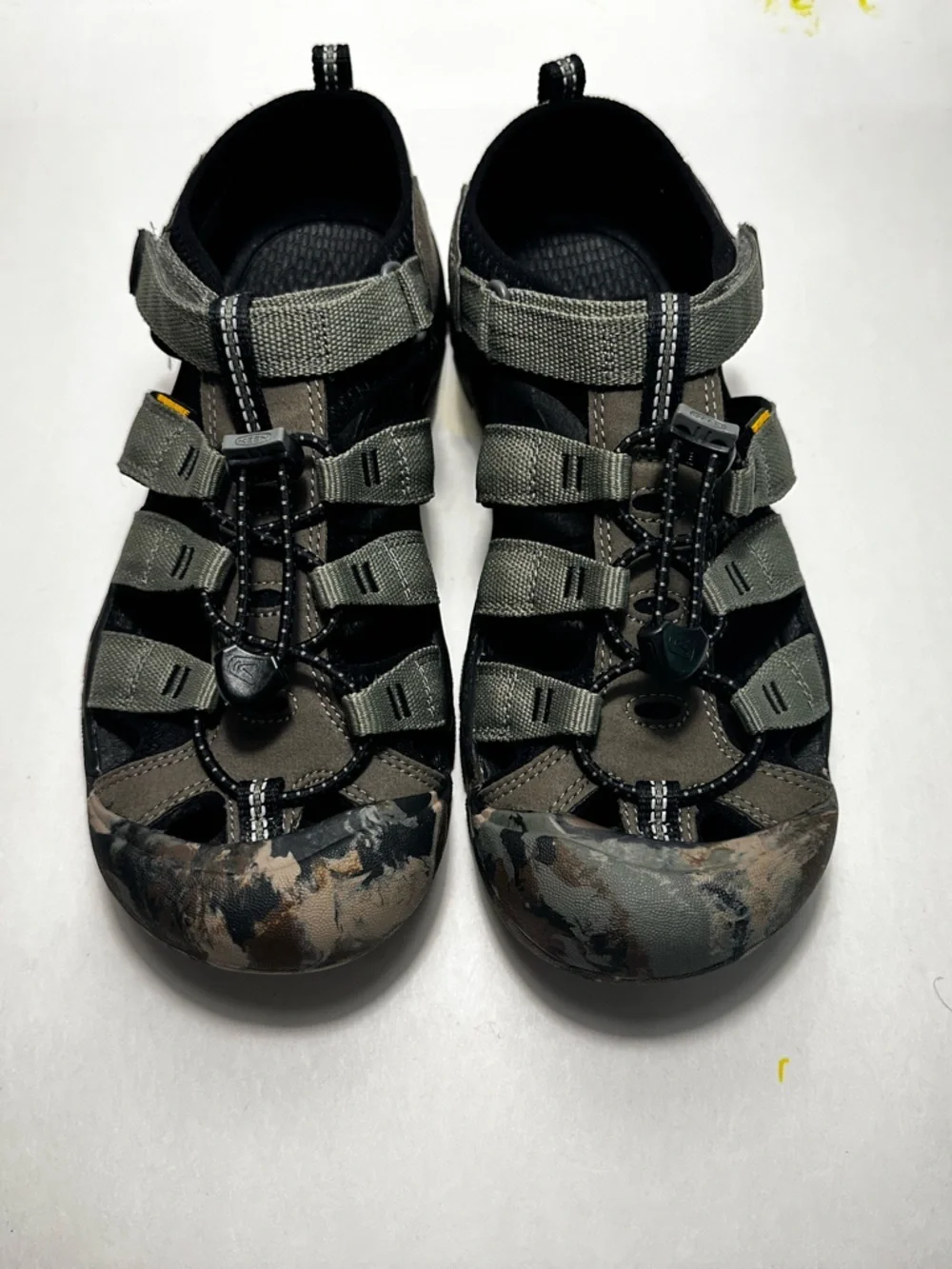 KEEN Men's Newport H2 Sandal in Camouflage - Drawstring Size US 7.0